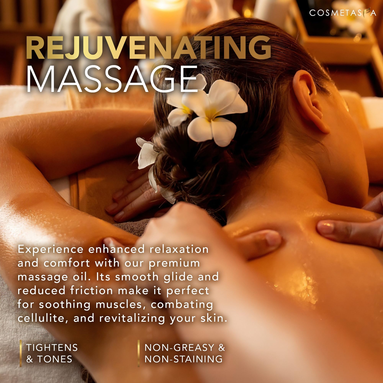 Cellulite Massage Oil Gel & Mitt – Natural Hot Cream Massage Gel Oil & Massag…