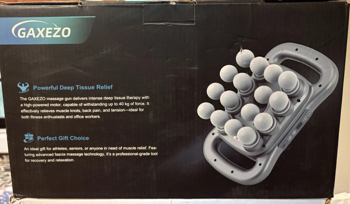 GAXEZO 16-Head Percussion Massage Gun – JBD-086 – Deep Tissue Recovery Tool