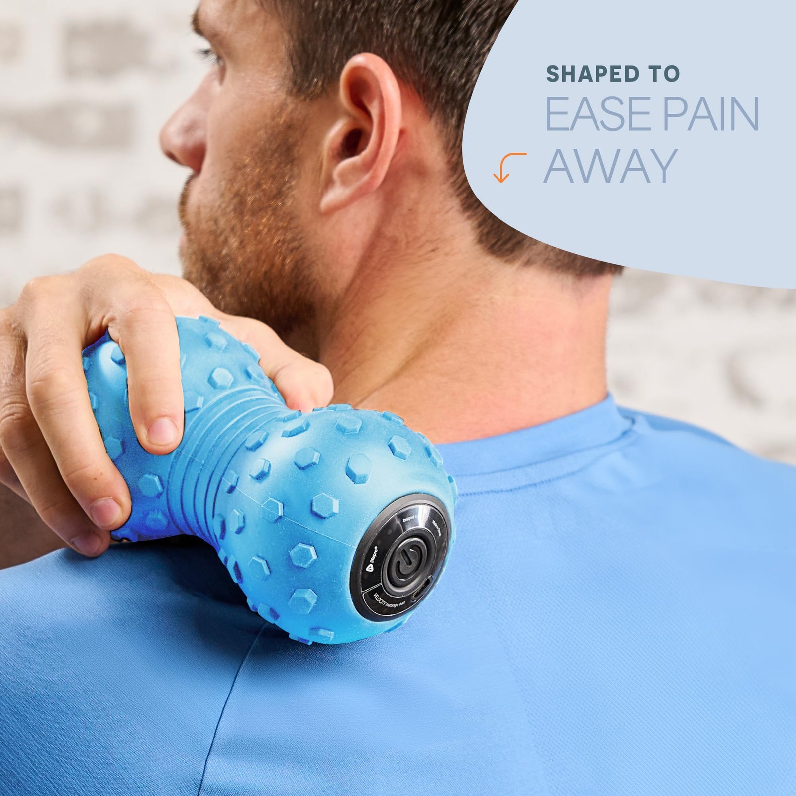 4-Speed Vibrating Massage Ball – Peanut Massager Combines a Lacrosse Ball wit…