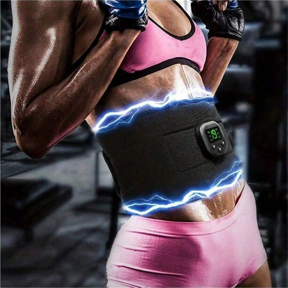 Waist Massager Portable USB Charging Shaper Electric Arm Hip Leg Trainer Body Sh