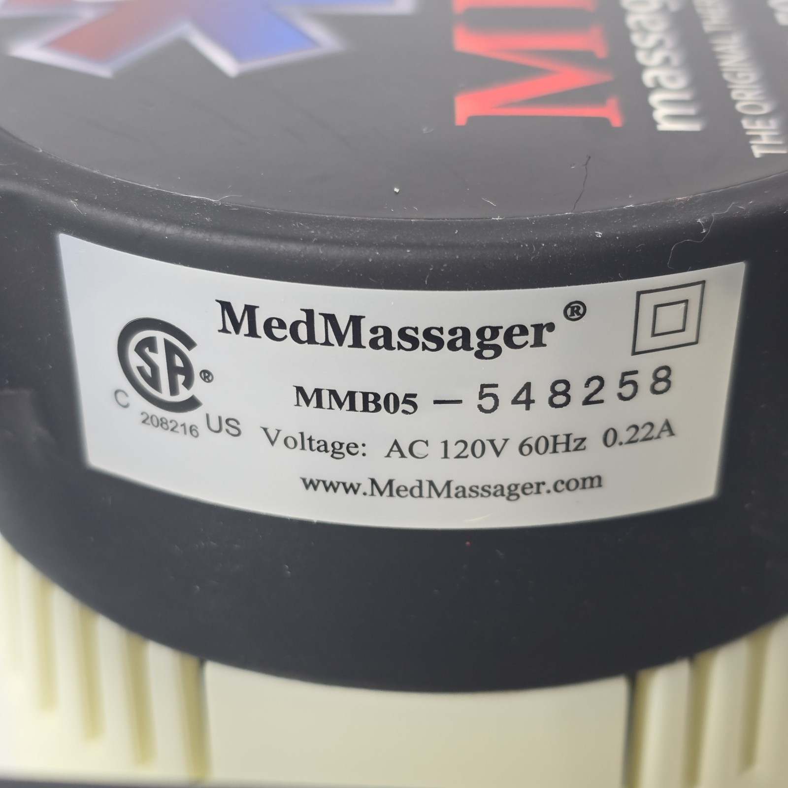 Med Massager Deep Tissue Therapy Chiropractic Body Massager MMB05 Tested