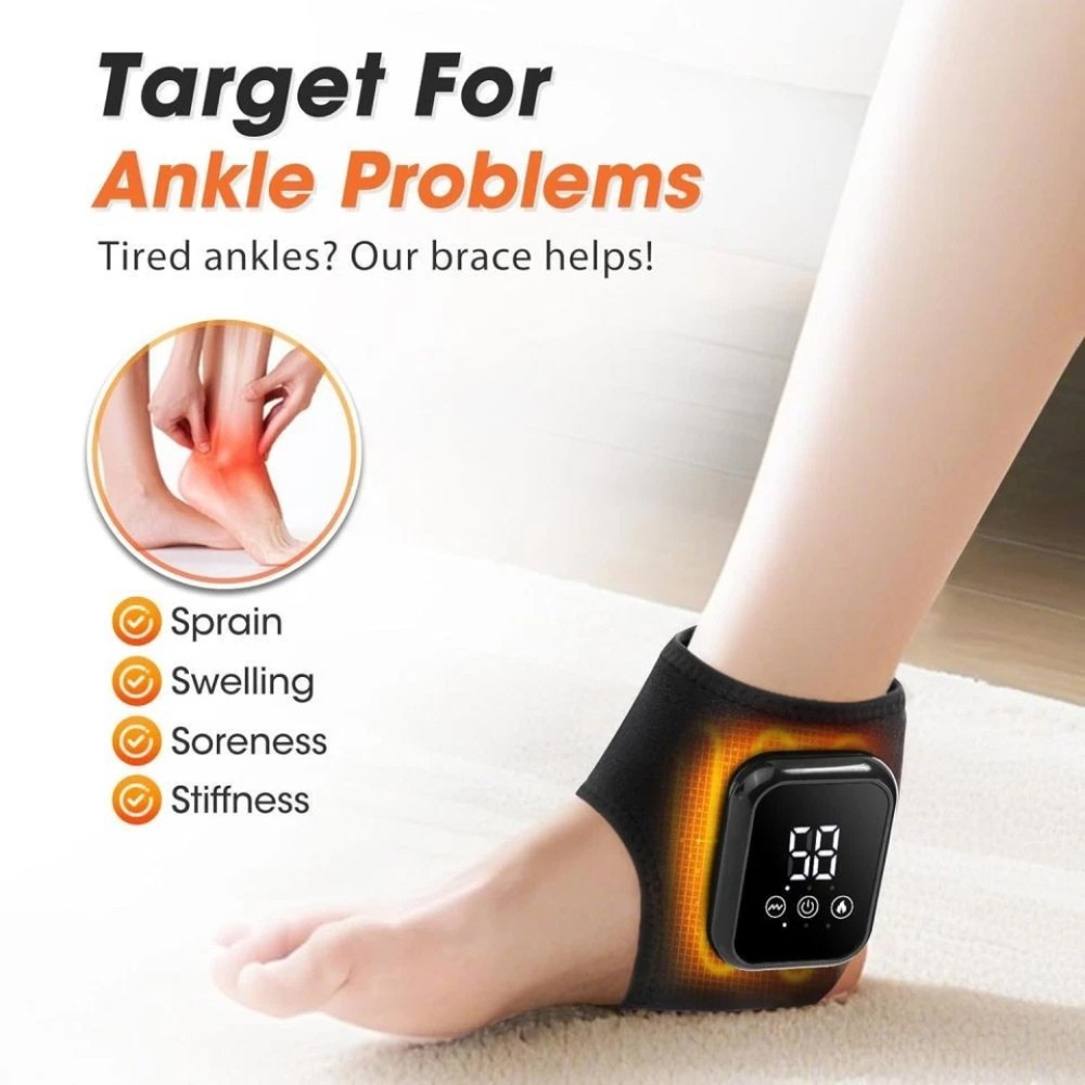 Cordless Foot Ankle Massager 3 Heat 3 Modes for Plantar Fasciitis Pain Relief US