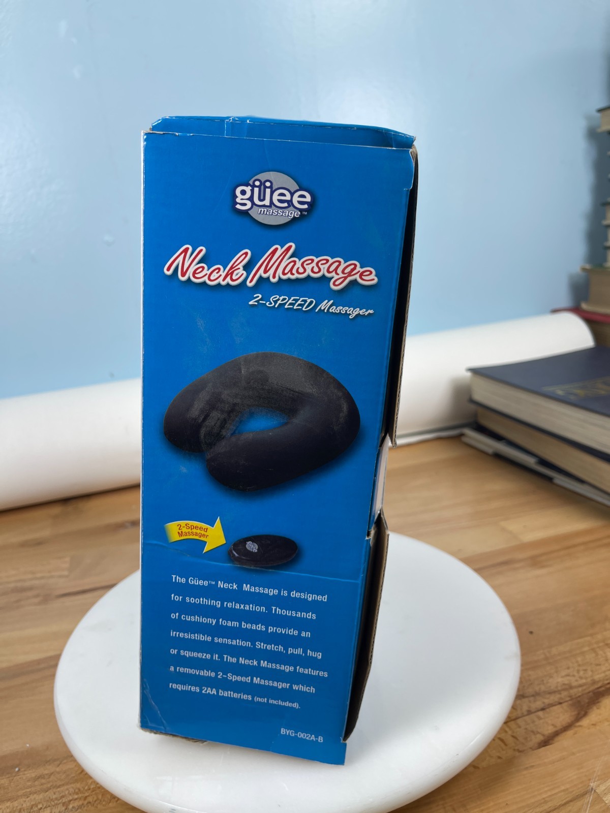Guiee Neck Massage Pillow 2-Speed Massager Open Box Unused Relaxation Cushion