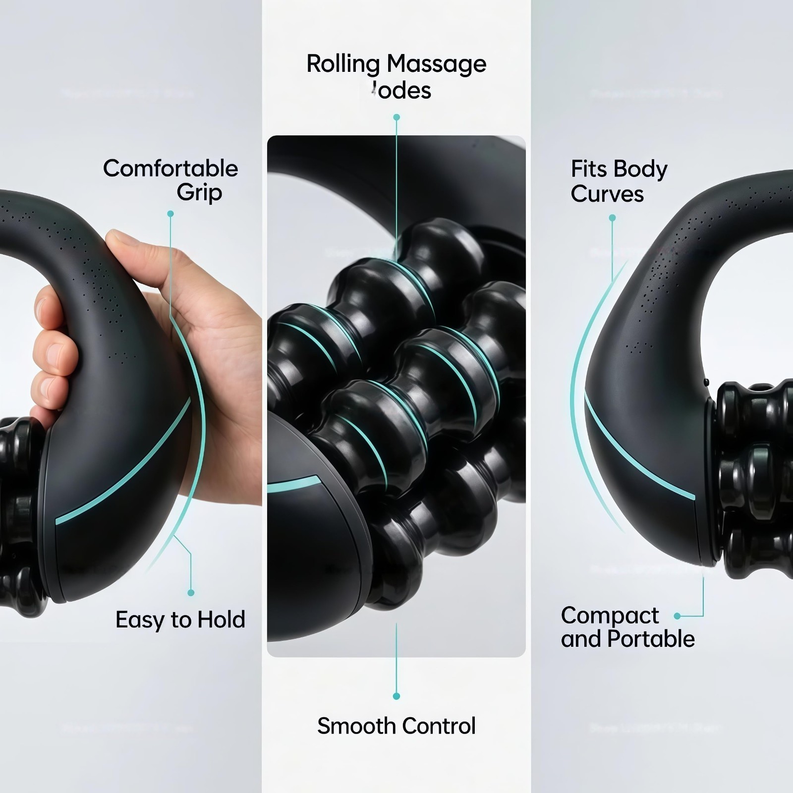 Electric Handheld Rolling Massager Full Body Muscle Roller for Leg Back Shoulder