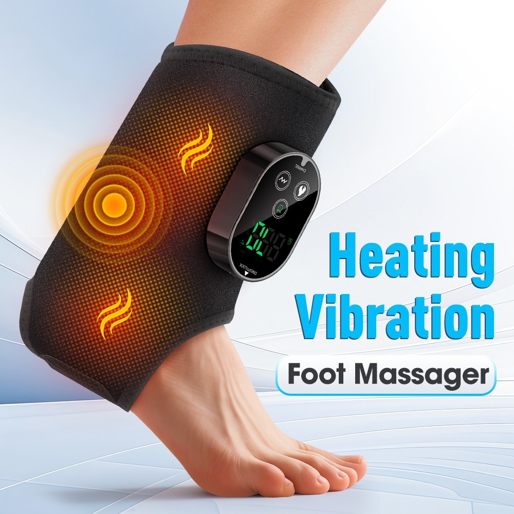 Foot Renew Triple Method Massager Heat Vibration for Heel Arch Ankle Neuropathy