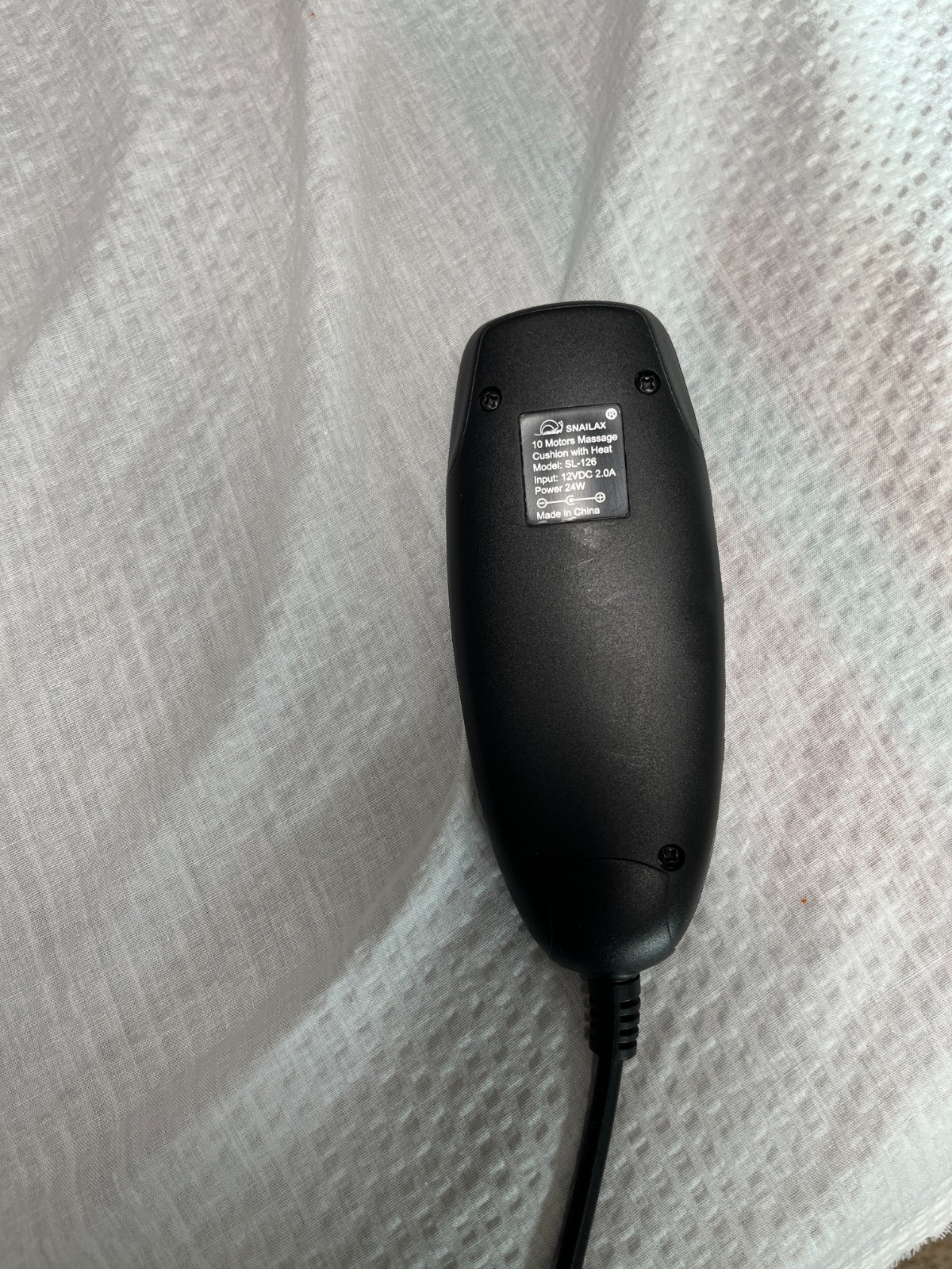 Snailax Back Massager with Heat -Extra Memory Foam Support Pad SL-126