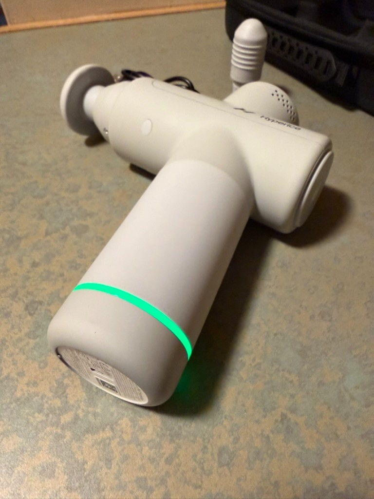 Hyperice Hypervolt GO 2 Handheld Percussion Massage Gun – With Case and Cable