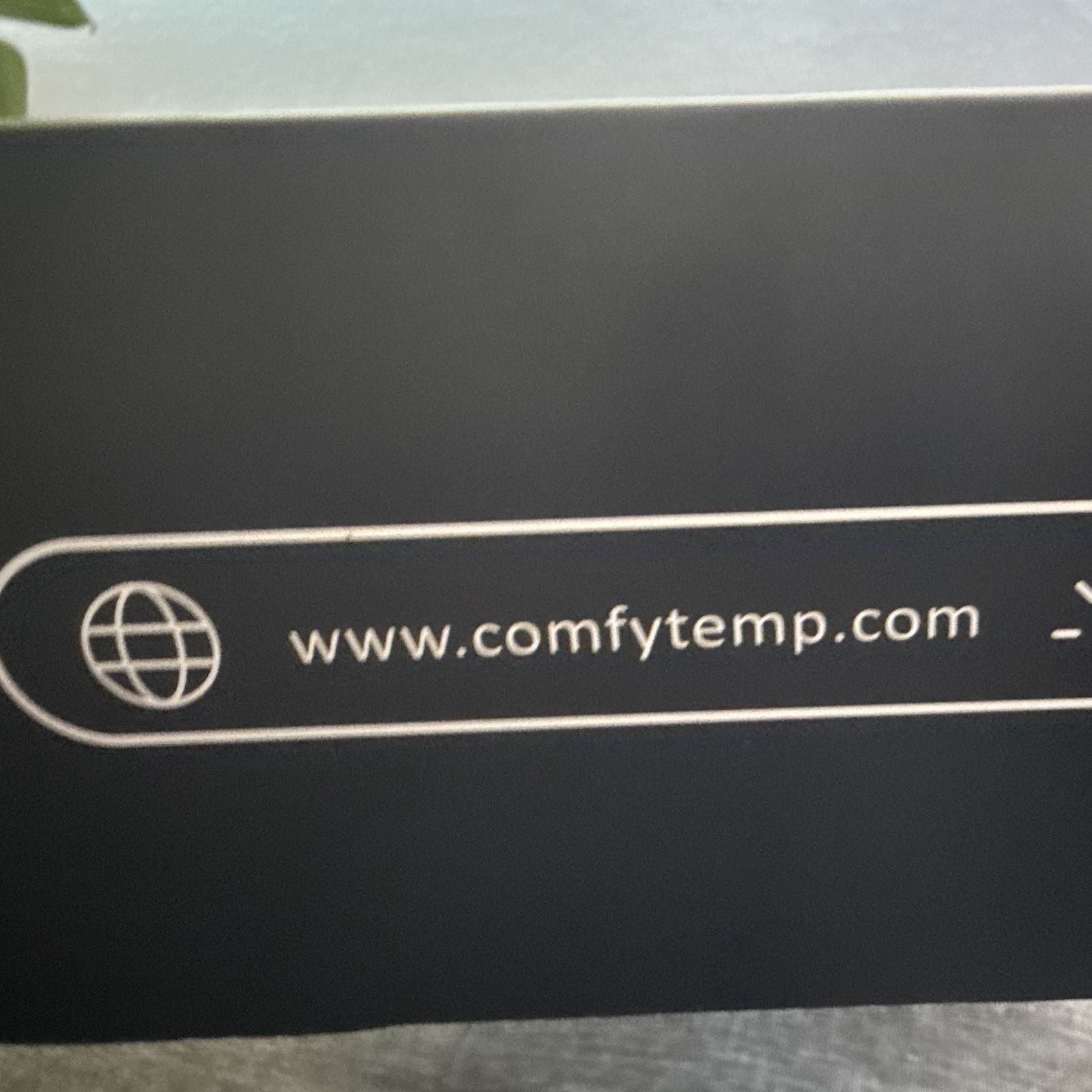 Comfytemp Heated Lower Back Massage Belt, App Controlled, Timer, USB, Black