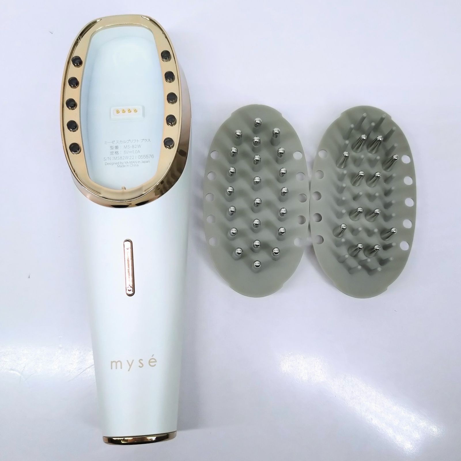 YA-MAN mysé Scalp Lift Plus MS-82W EMS Facial Hair Beauty Device Tested Japan