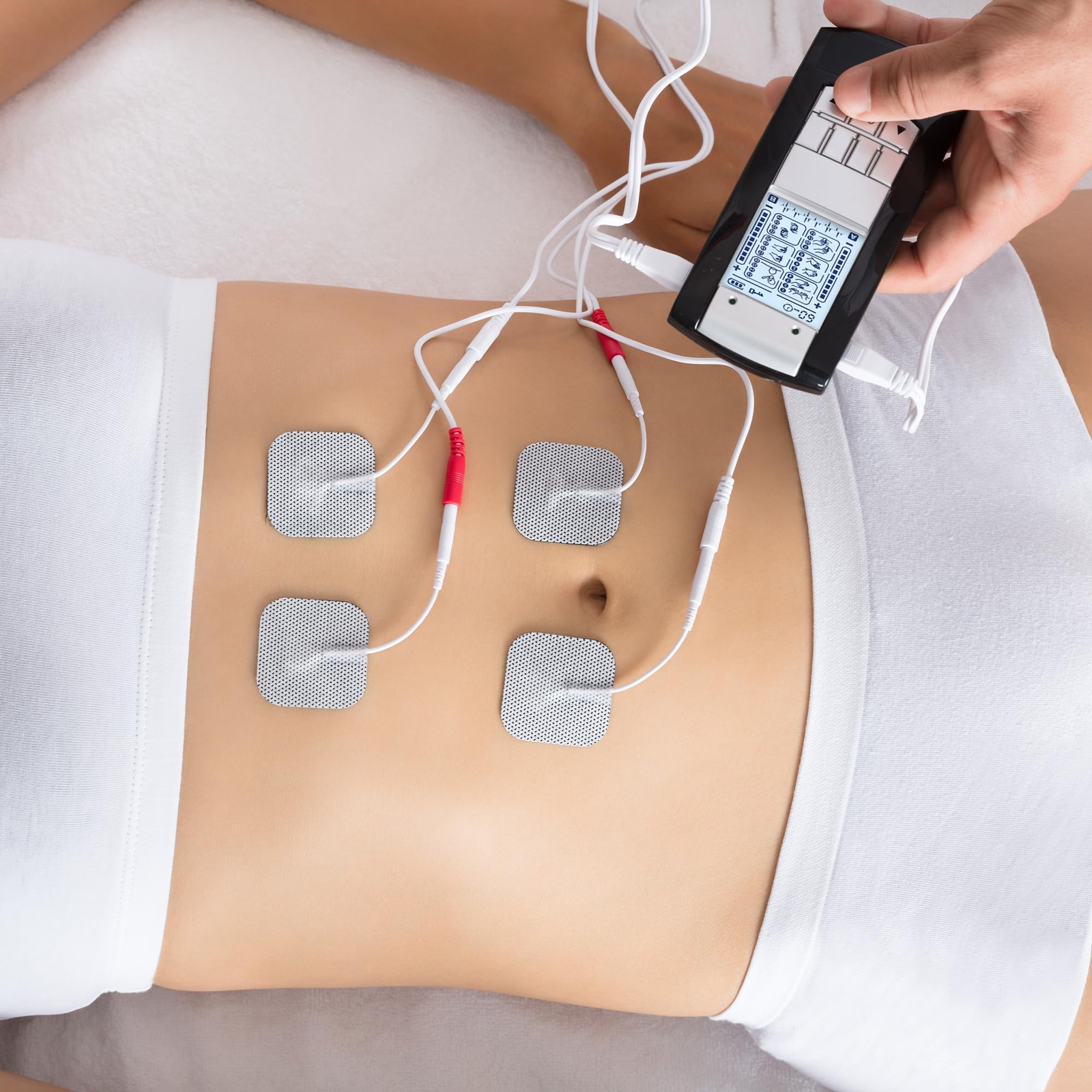 40 Almohadillas De Electrodos Para Masajes Masajeador Electrico Corporal Espalda