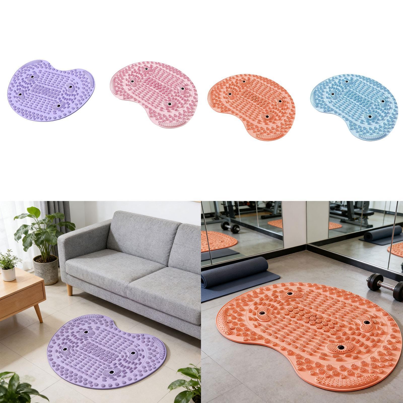Foot Massage Mat Bathroom Mat Pressure Point Massage Pad for Gym Office Lawn
