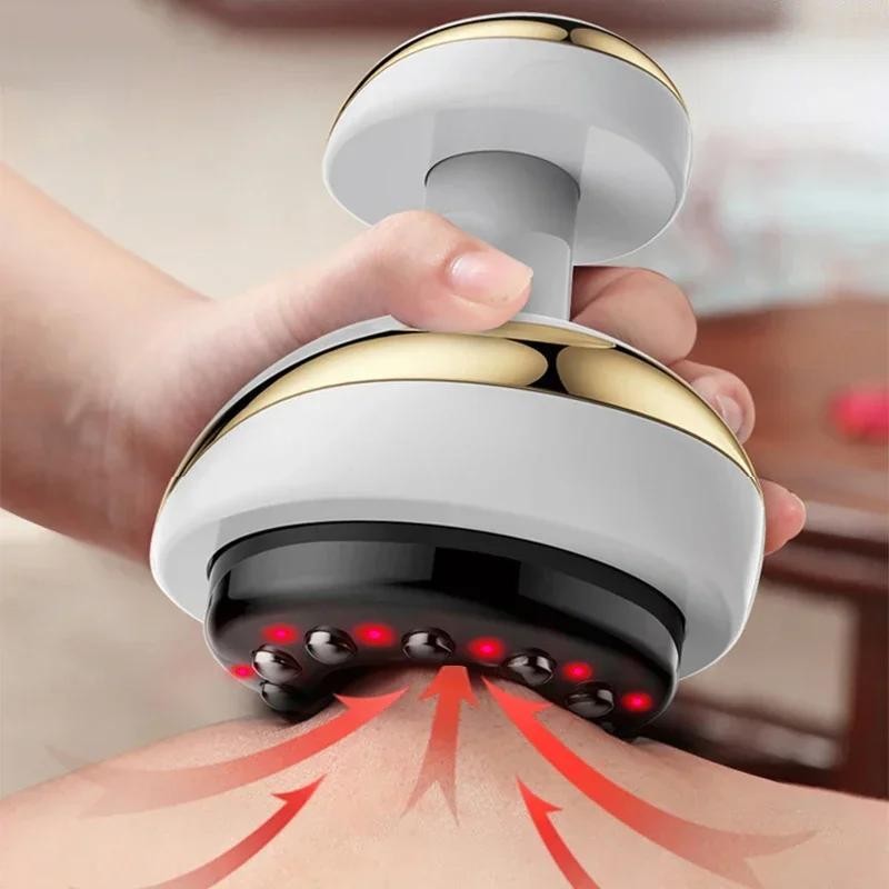 Home Electric Cupping Massage Vacuum Suction Cup Heating Body Fat Burner Tool