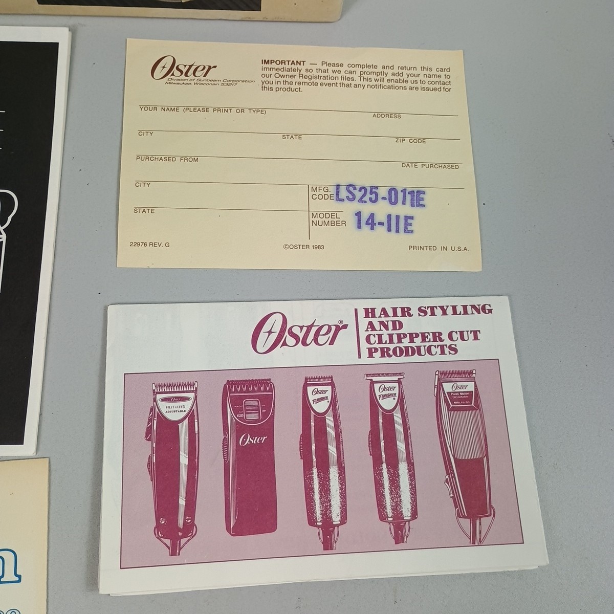 Oster Stim-U-Lax Therapeutic Massager 14-11E Chrome, Box, Paperwork, Excellent