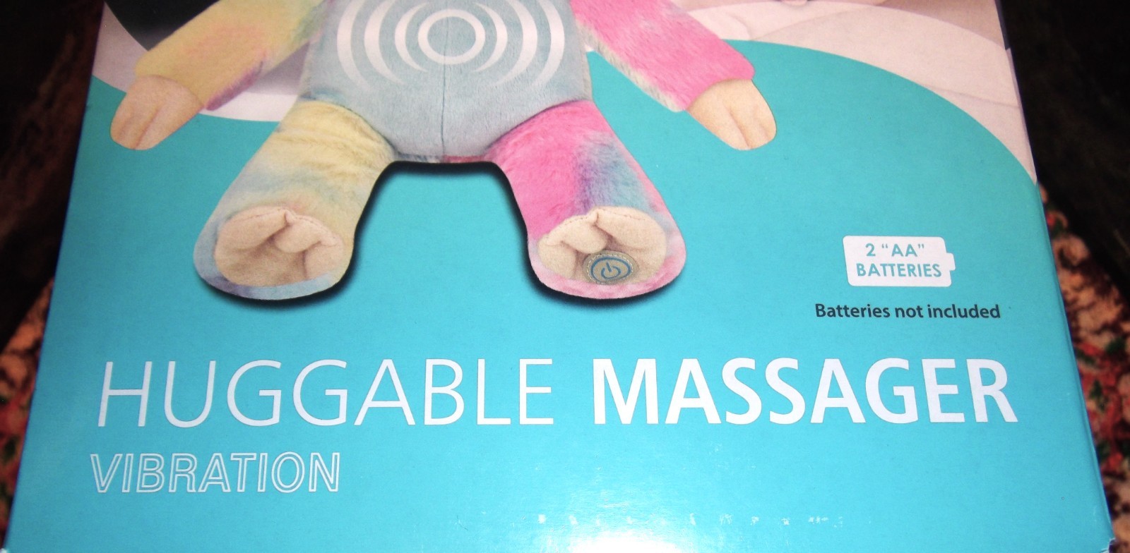 Health Touch Huggable Vibration Stuffy Plush Massager 14″ – Brand New In Box