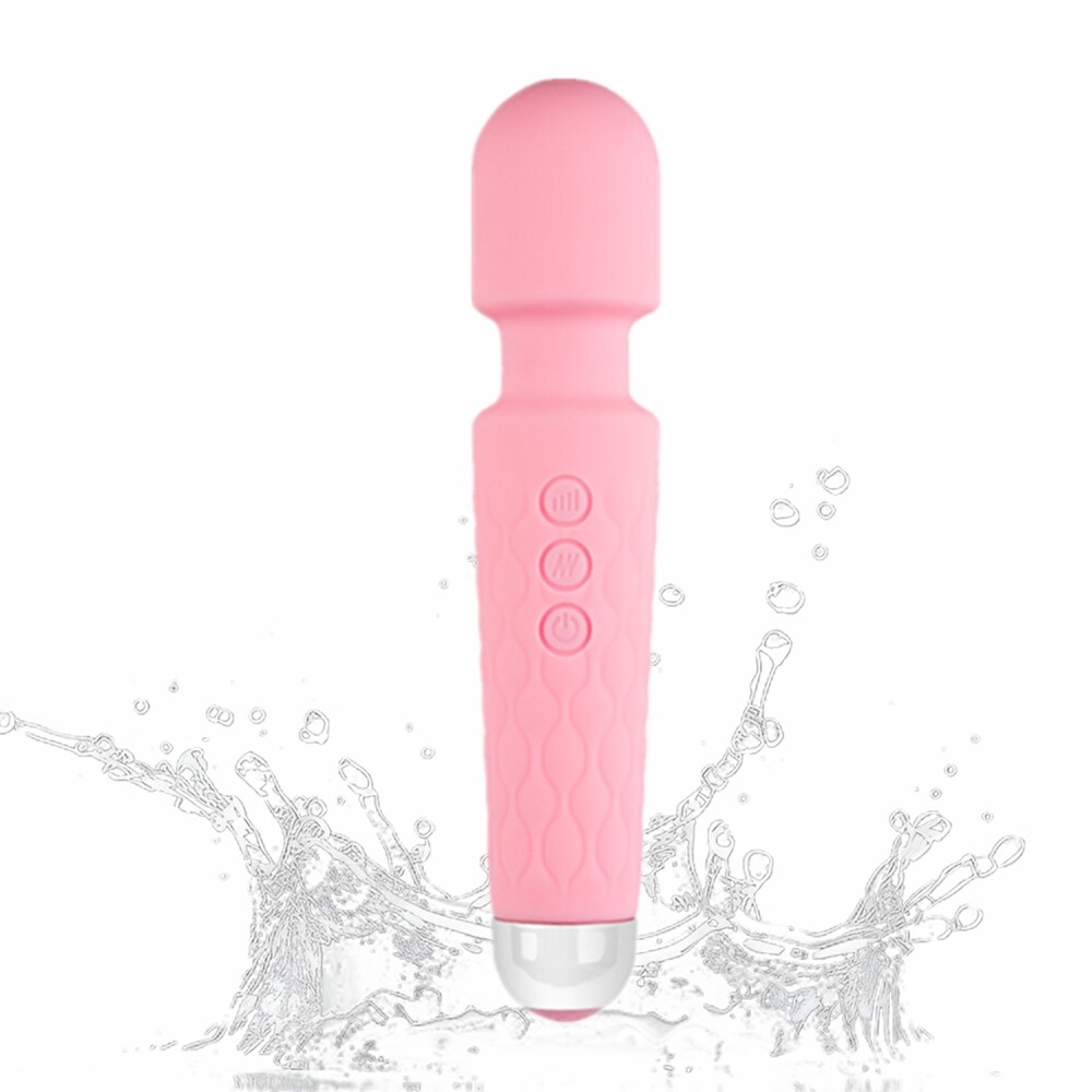 Rechargeable Handheld Massager Vibrator 5 colors 20 Speed Wand Massage Vibrating