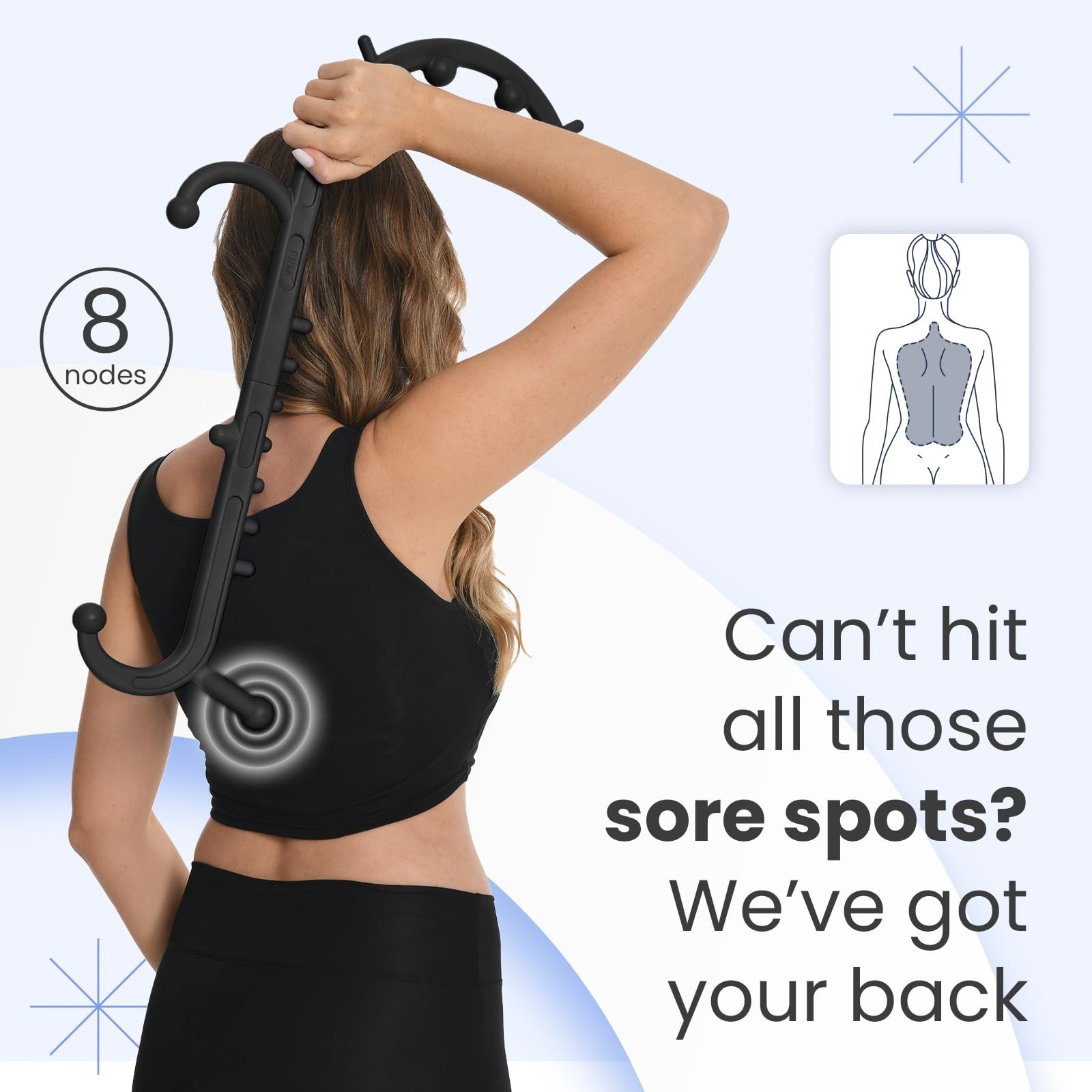Thera Cane Deep Tissue Back & Neck Self Massager Stick Muscle Knot Pain Relief