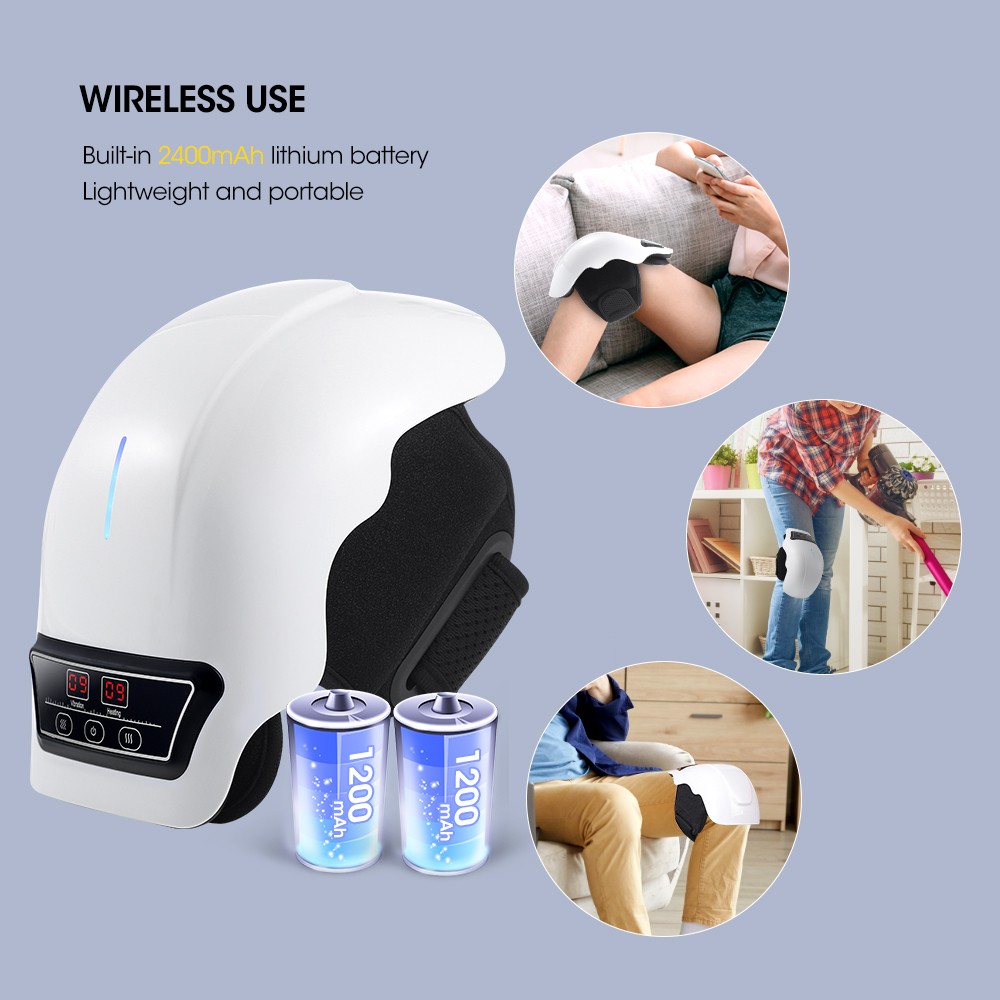 Knee Massager w/Red Light Heat Far Infrared Therapy Relief Vibrating Compression