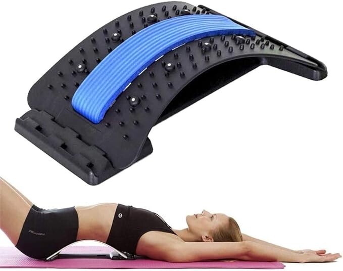 Back Stretcher for Lower Back Pain Relief, Back Cracking Device, Multi-Level
