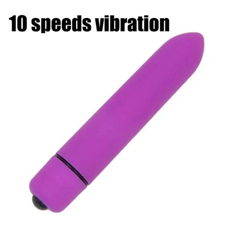Women Mini Powerful Bullet Shape 10 Speed Personal Vibrating Neck Body Massage