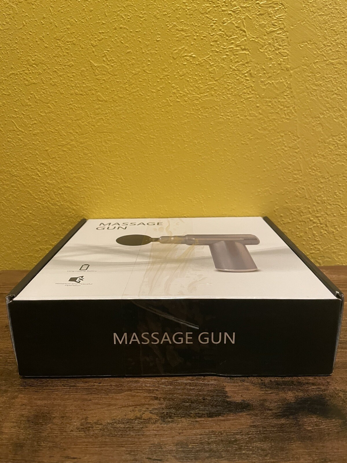 Handheld Percussion 6-Speed Massage Gun – Silver