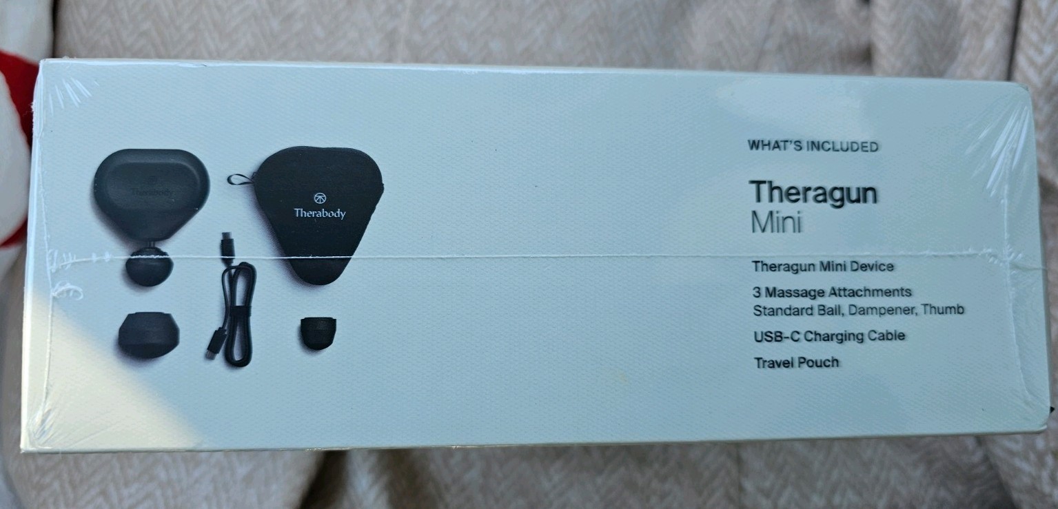 Therabody Theragun Mini 3rd Generation Black NIBMsrp$219 / 3 Massage Attachments
