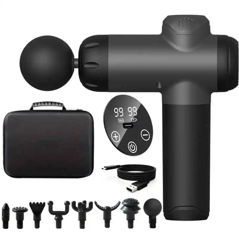Deep Tissue Massage Gun 6/99 Speed Muscle Massager with 4/8 Heads for Body