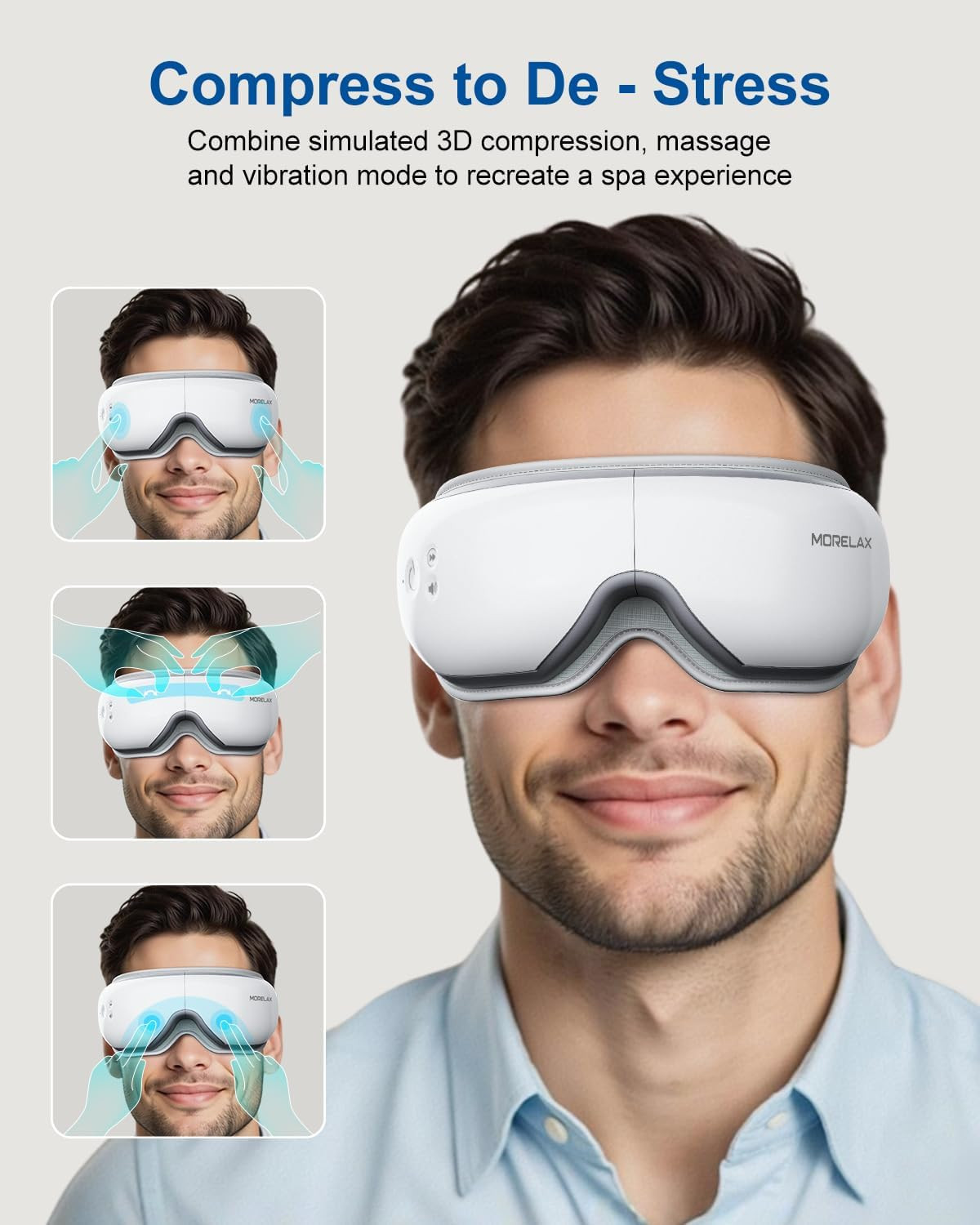 Mothers Day Gifts for Woman,Eye Massager with Heat & Bluetooth Music, Birthday G