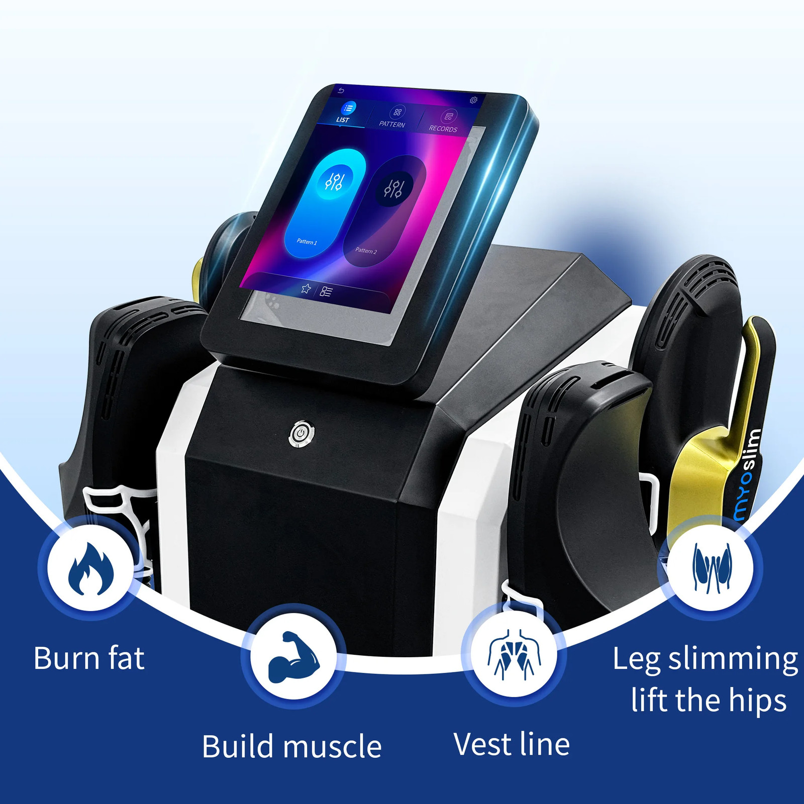 Professional RF Body Sculpting Machine Electric Fat Burning Slimming Muscle Sti