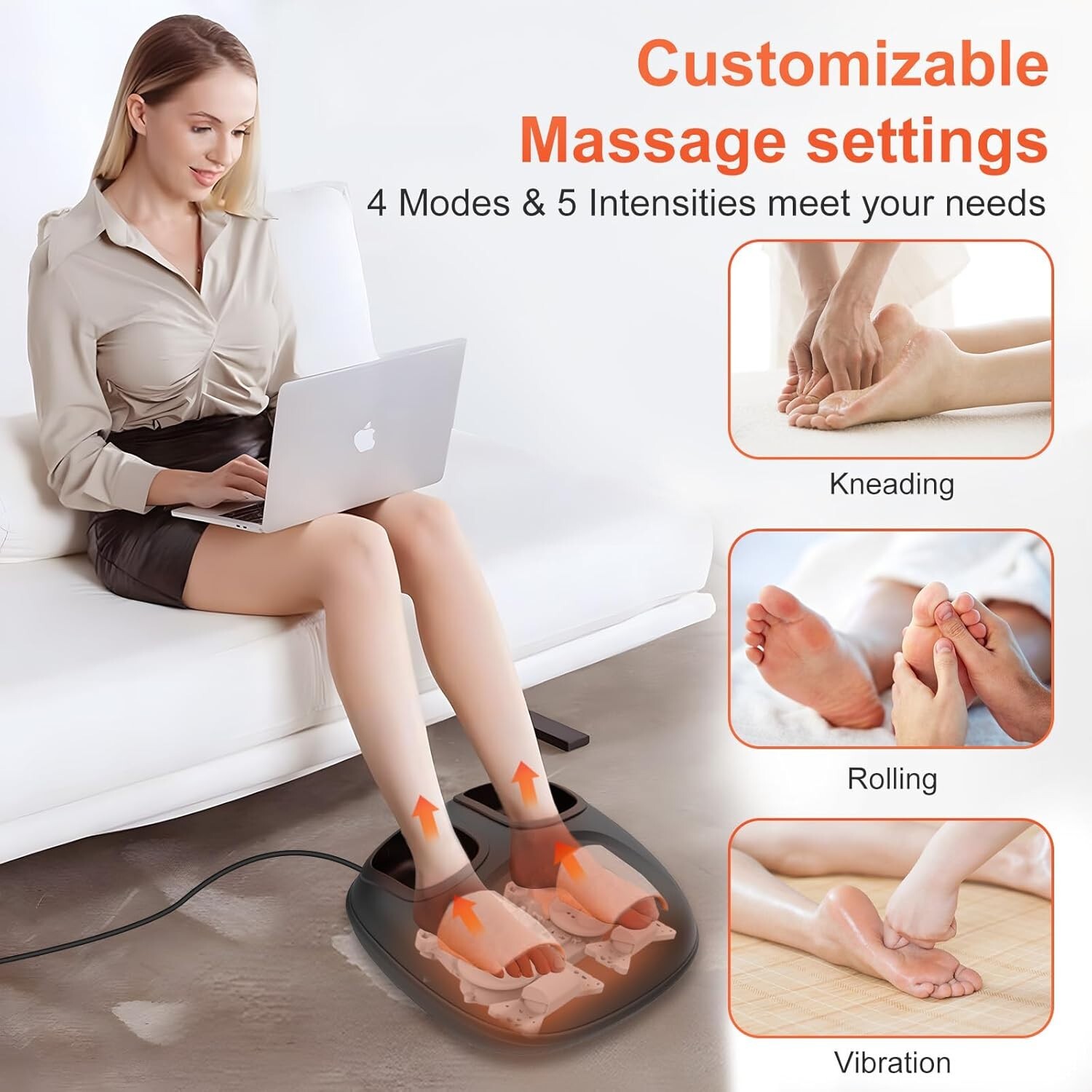 RENPHO RF-FM059R Foot Massager Machine – Black