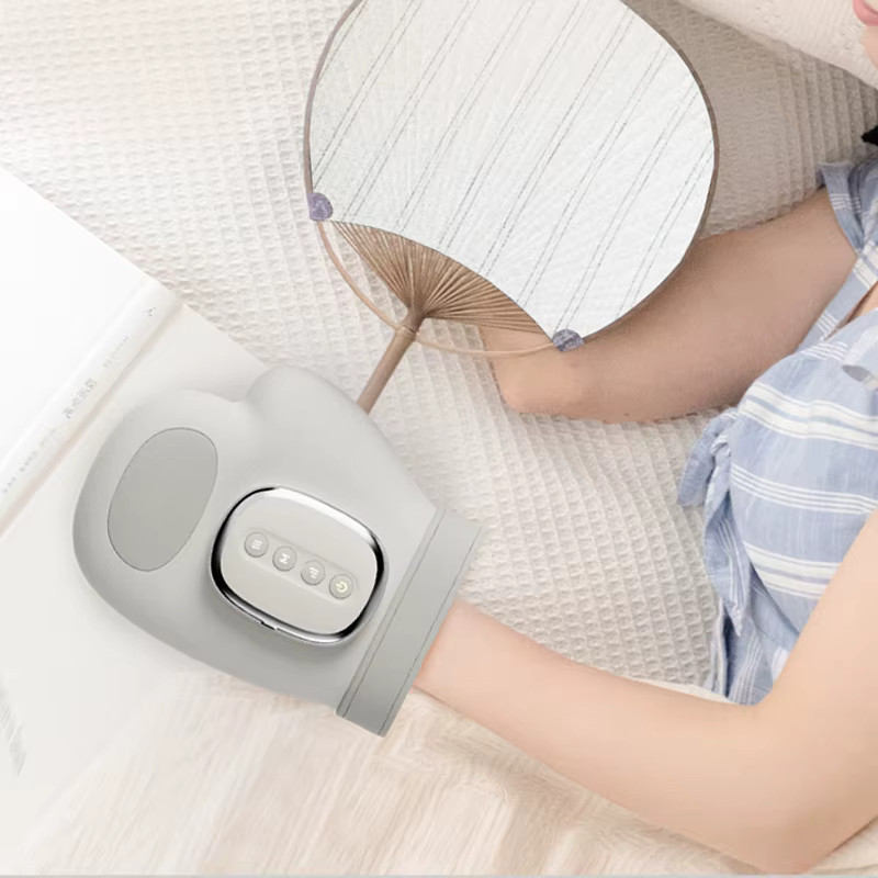 Airbag Hand Massager, compression palm, wrist, and finger massage machine, vi…