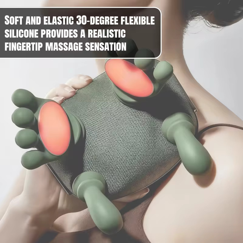 Neck and Shoulder Massager, finger-pressure, Shiatsu, Neck Massager, back and…
