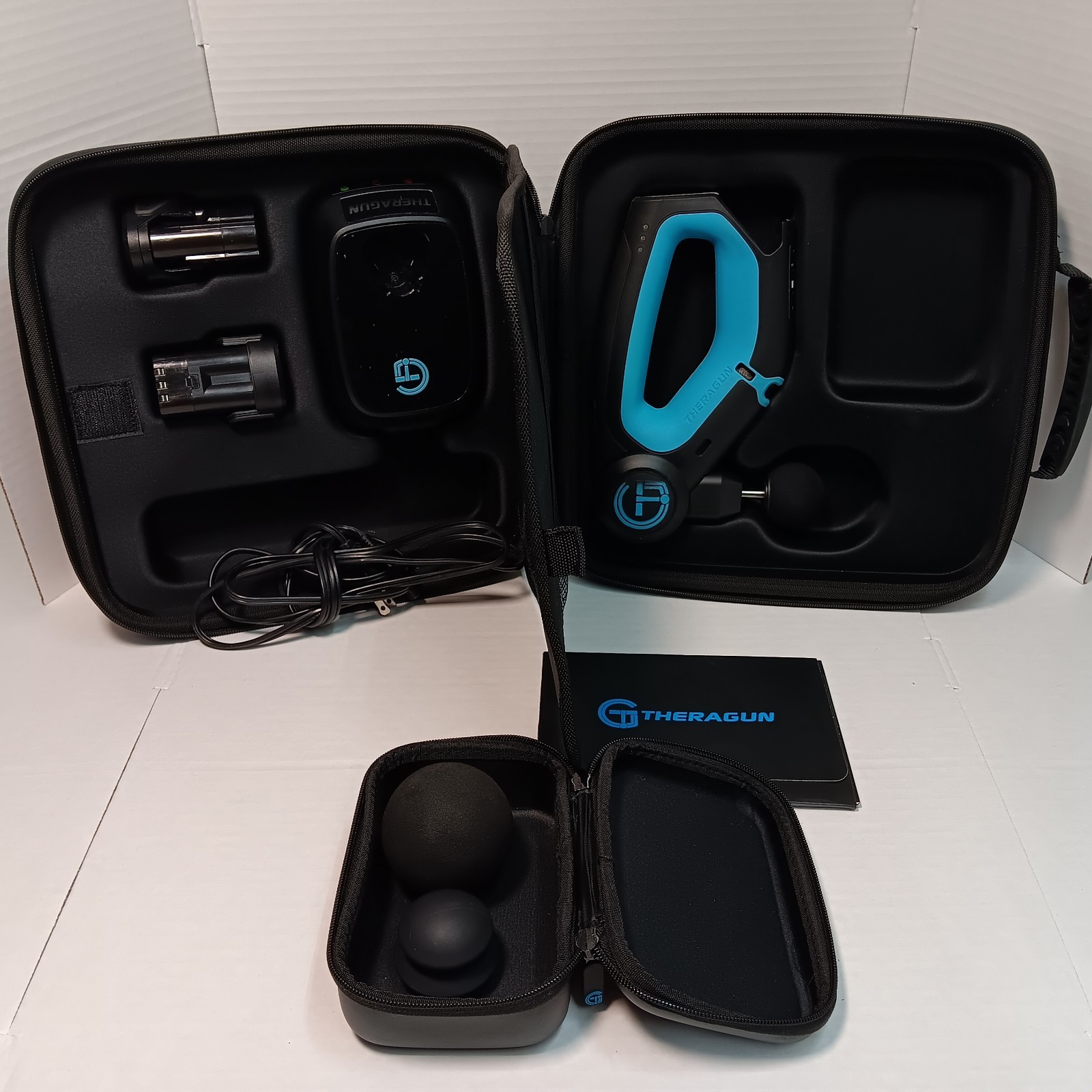 Theragun G2 Pro Massage Gun 1st Gen w/ 2 Batteries, Charger, Case & 3 Attachment