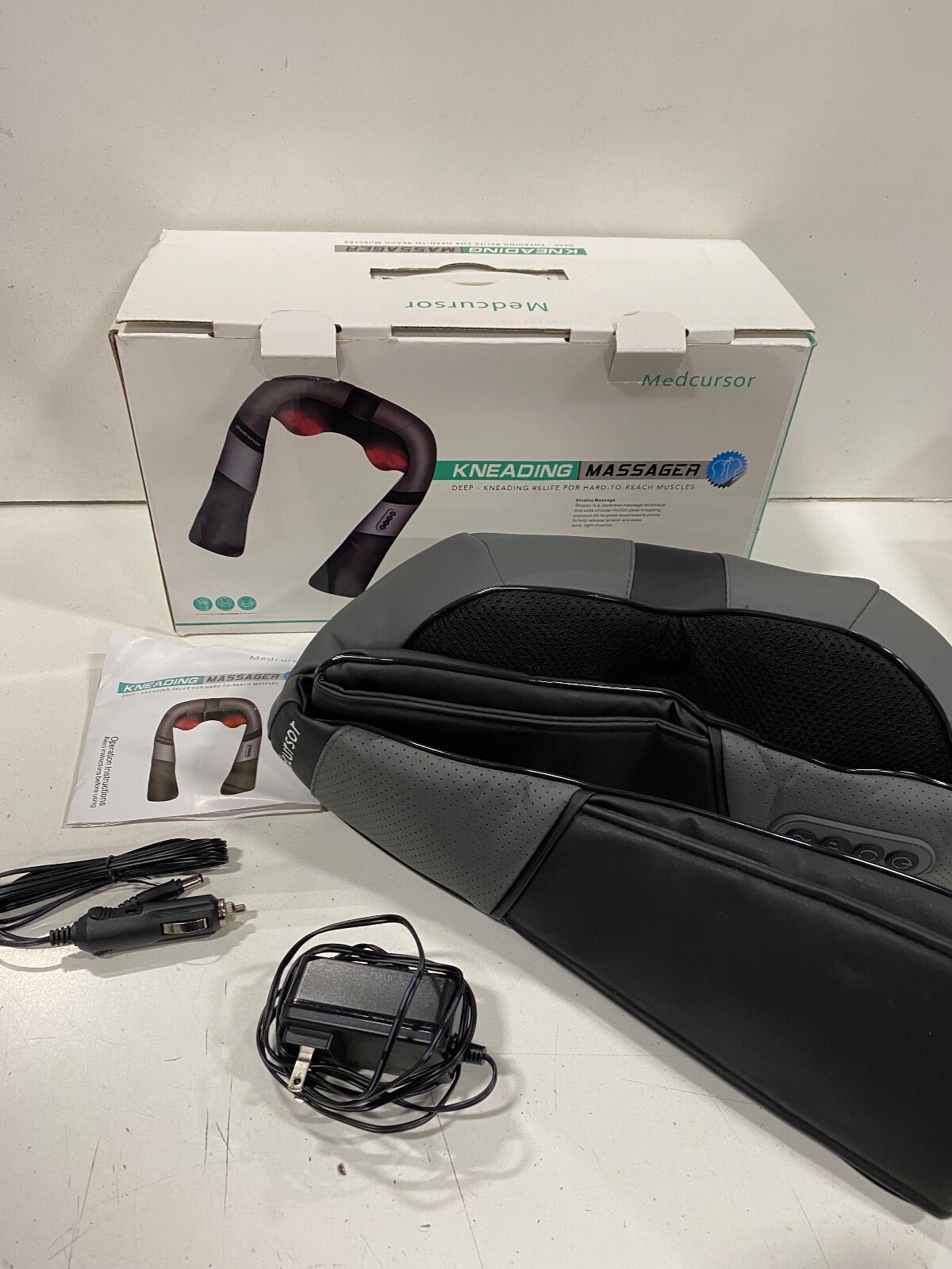 Medcursor Kneading Massager MED-MP-100 Corded Massager Neck Shoulder Back MP100