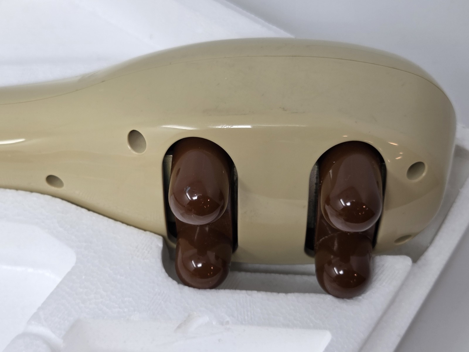 Vintage AcuVibe Pro Model Vibrating Massager Curved 2 Speed Large 23” In Box