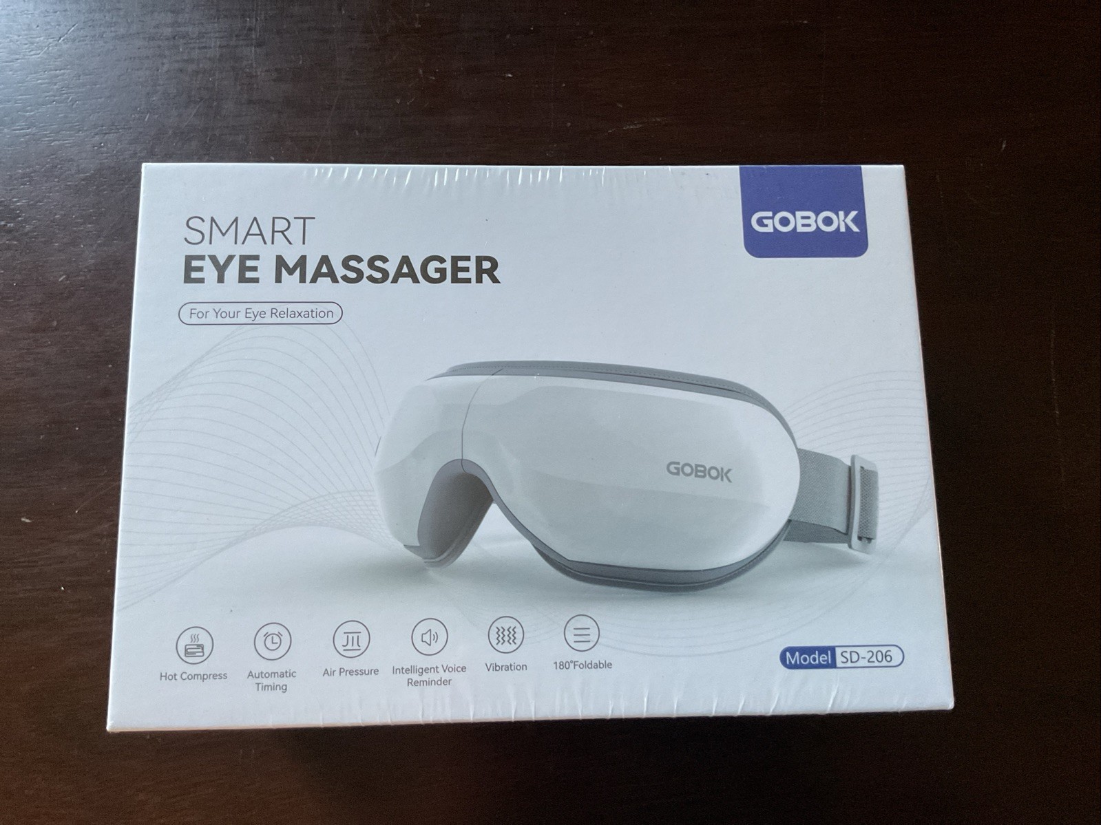 GOBOK Smart Eye Massager SD-206 Relaxation With Charge Cord NEW