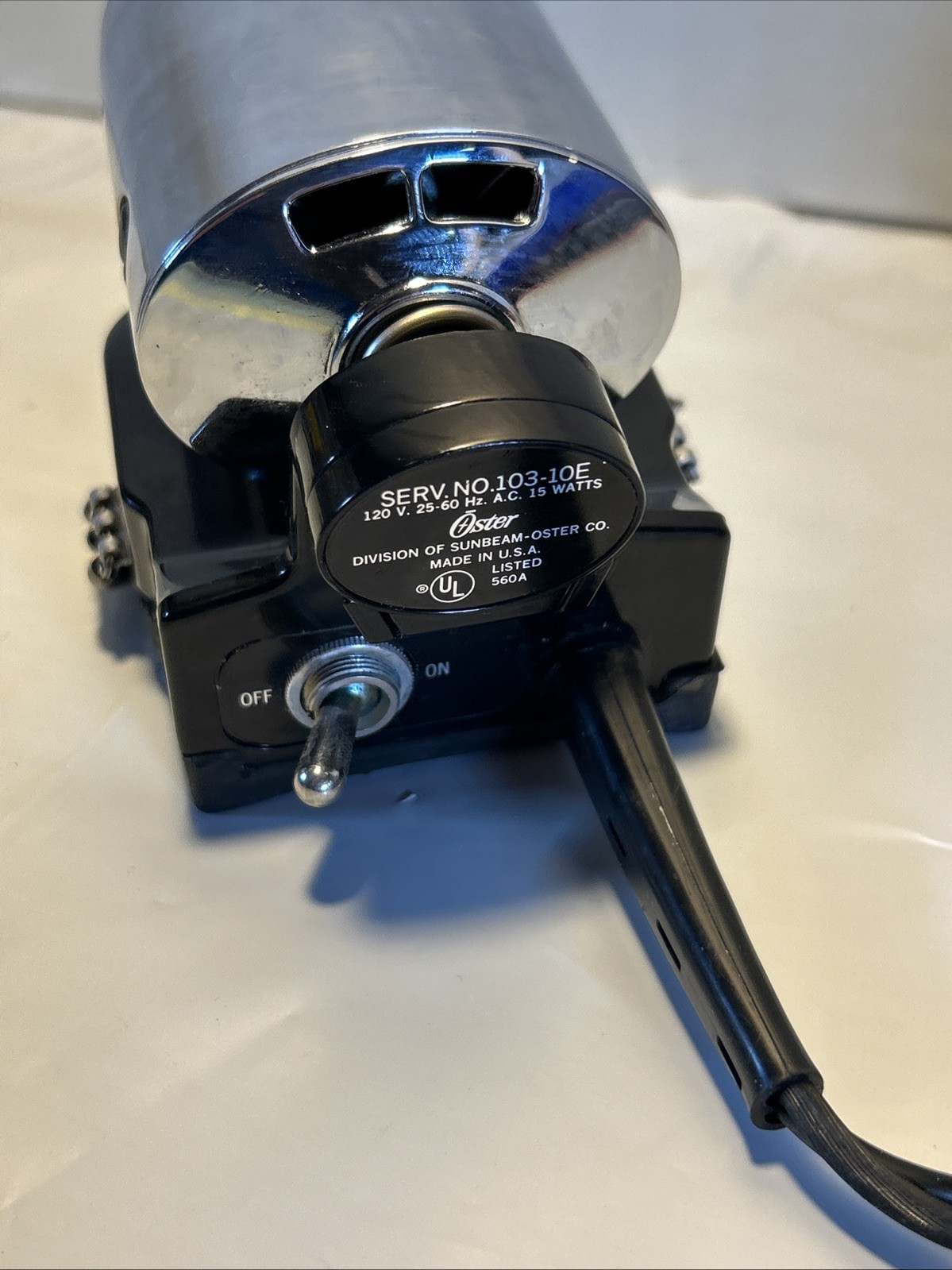 Oster 103-10E Professional Massager 120V 15Watt Corded WORKS Made In USA