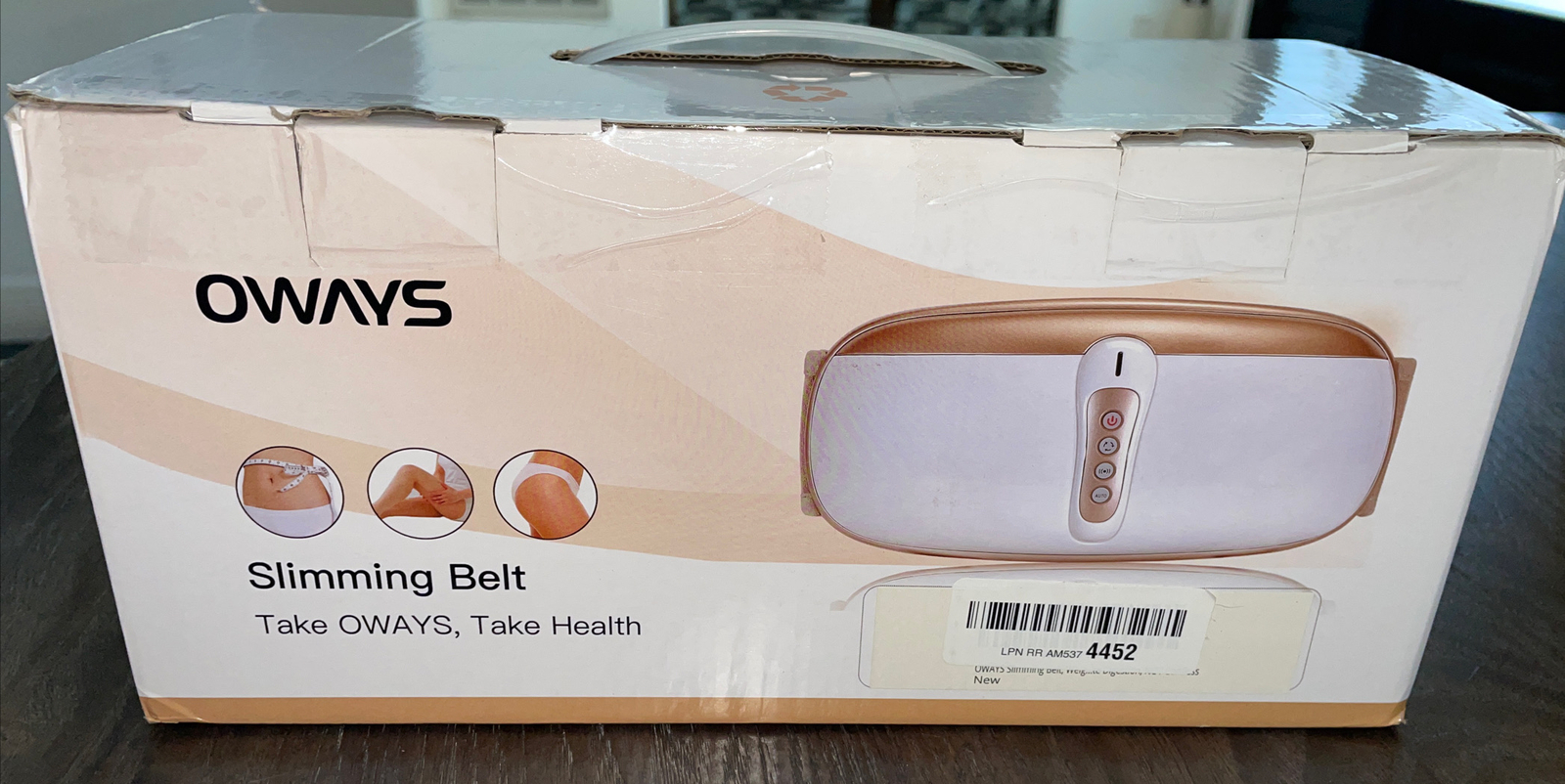OWAYS Slimming Belt AW-S015 Weight Loss Machine Adjustable Vibration Massage