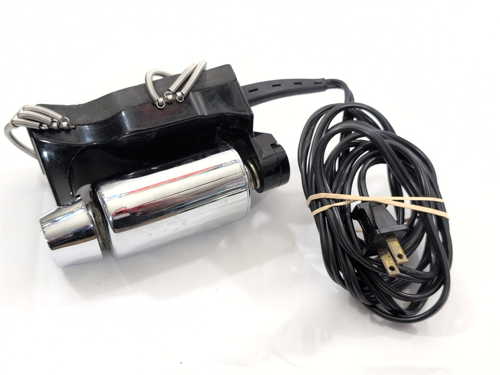 Vtg Sears Professional Barber Type Massager Model 793.2201 2 Speed Chrome