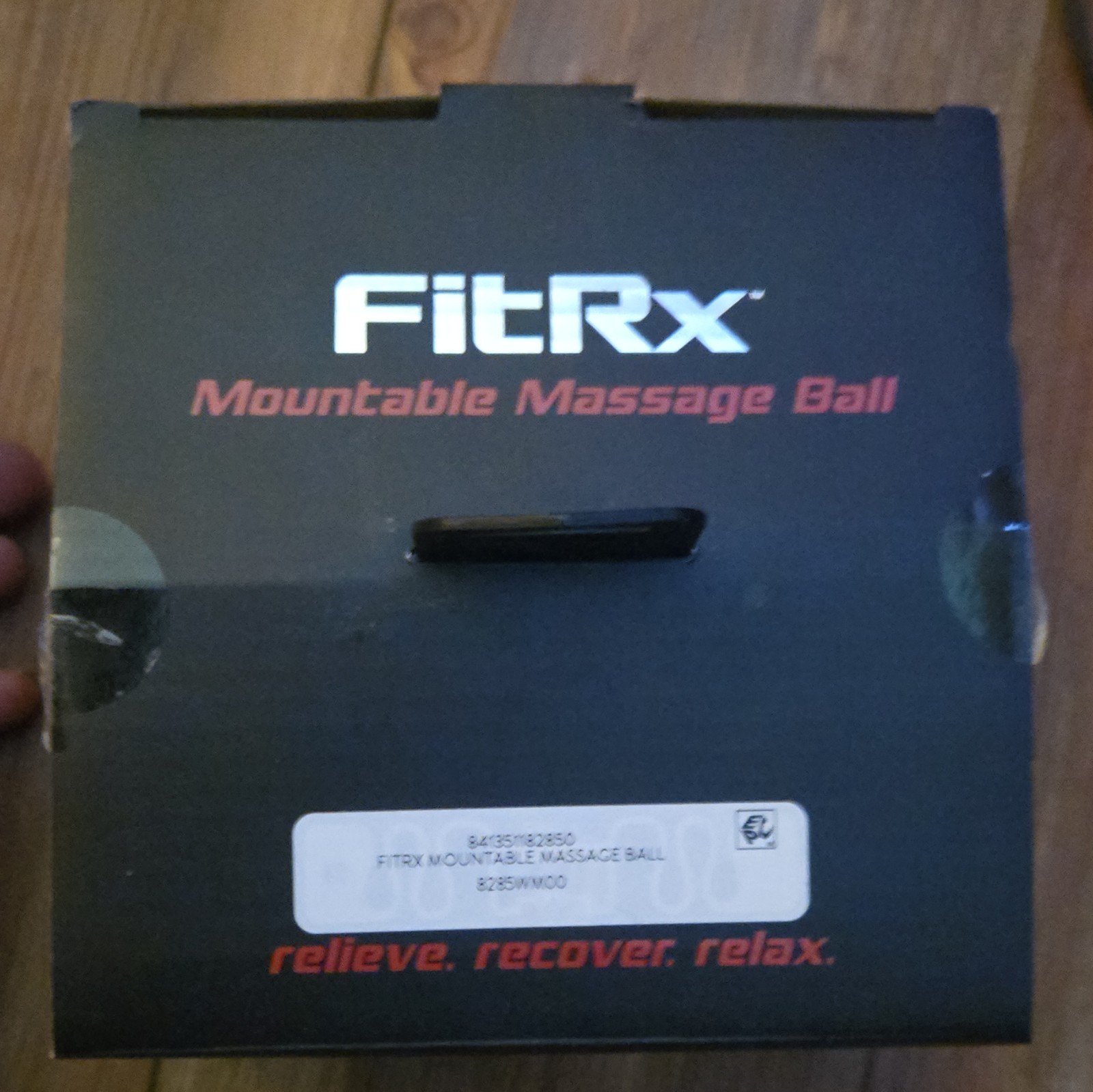 FitRx Mountable Massage Ball Rolling Suction Cup for Back/Neck/Shoulder