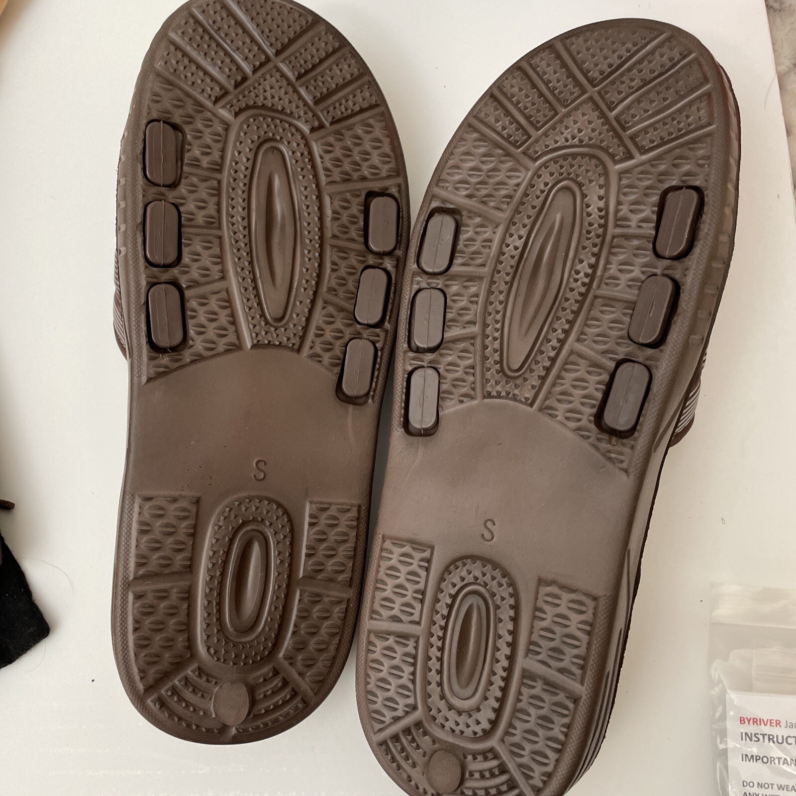Byriver Massage Shoes Adult small Acupressure Slides Sandals Shiatsu Relief New