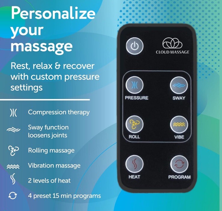 Cloud Massage Shiatsu Foot Massager with Heat – Feet Massager for Relaxation