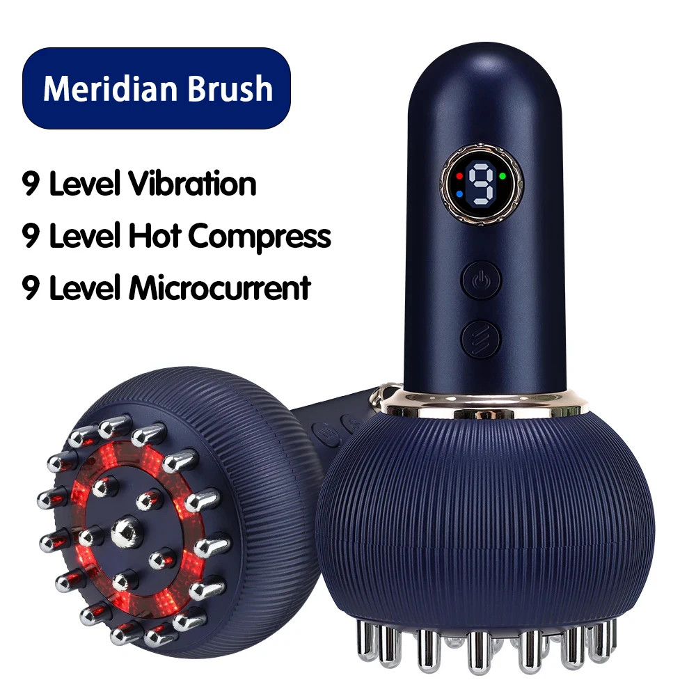 3-in-1 Electric Cupping Therapy Massager 9 Levels Hot Compress & Vibration & EMS