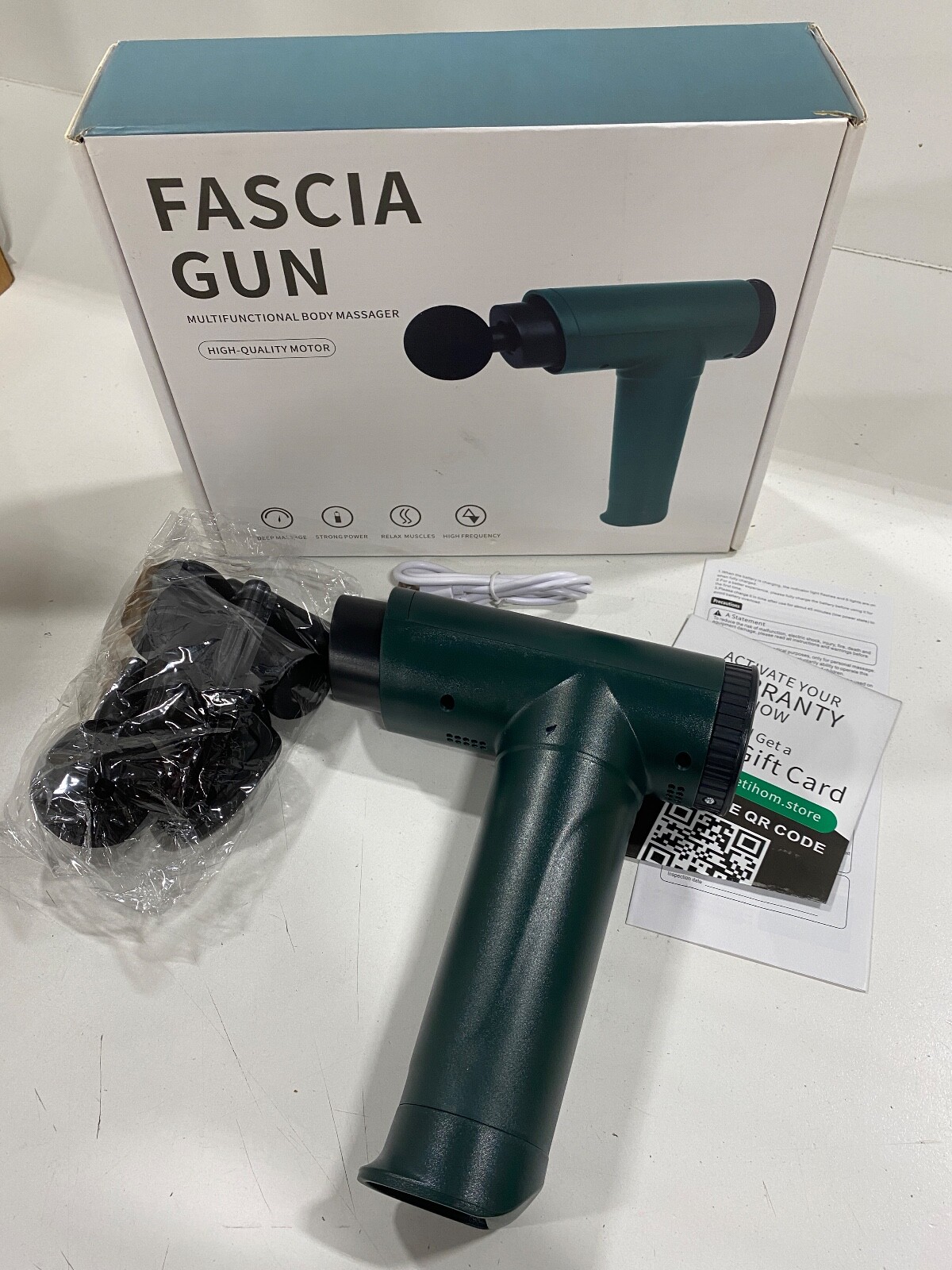 Fascia Gun- Multifunctional Body Massager (High Quality Motor)