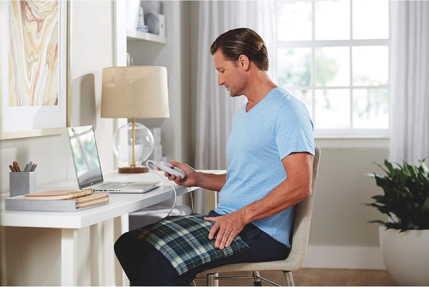 Snailax large Heating Pad for Neck,Back,Shoulders 21″x26″ Vibration Massager