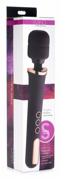 Scepter 50X Silicone Multi Speed Massage Wand Vibrating Massager Powerful Rechar