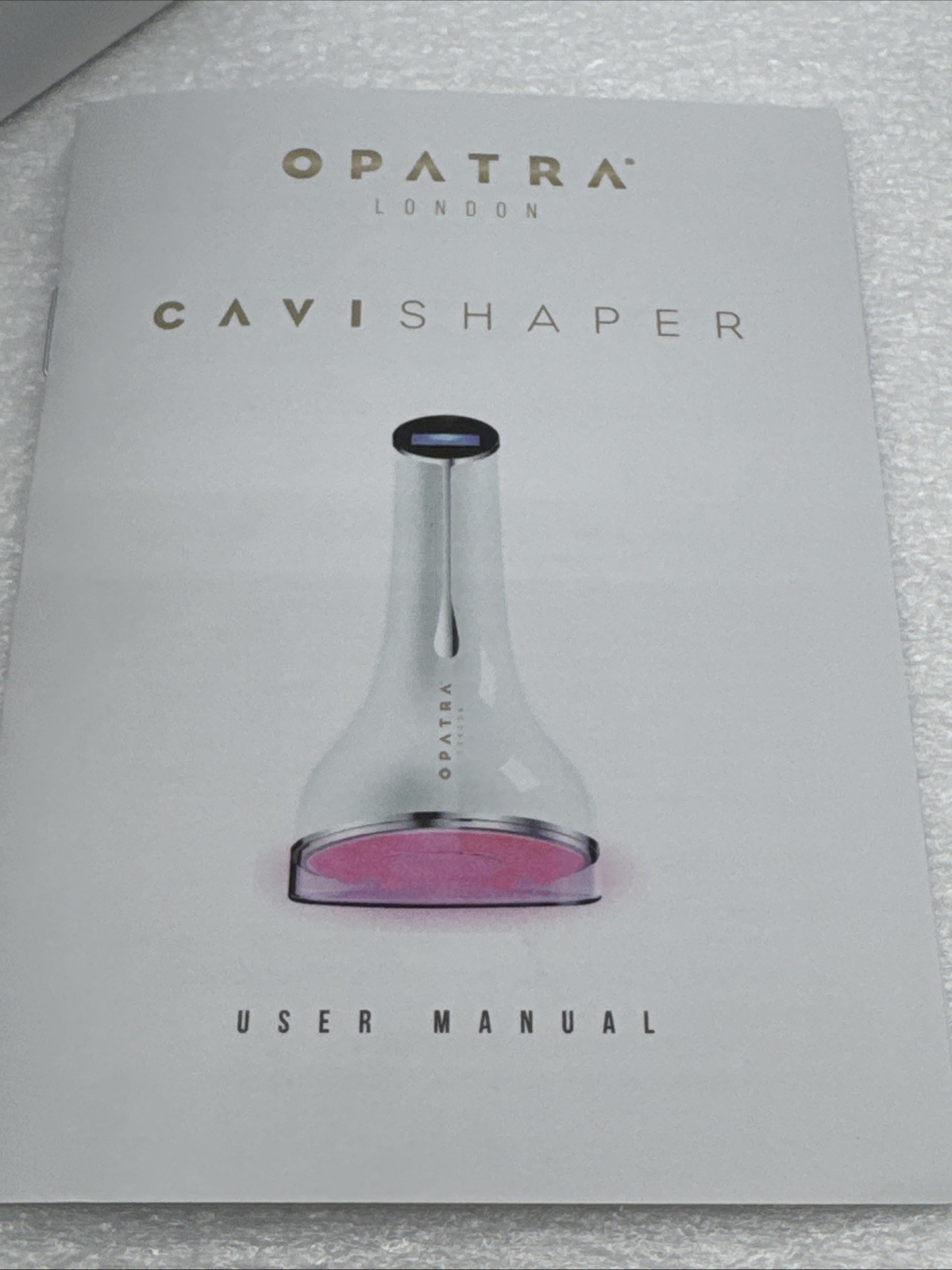 Opatra London Cavishaper Skincare Tool Tones Ultrasonic EMD LED Light Therapy