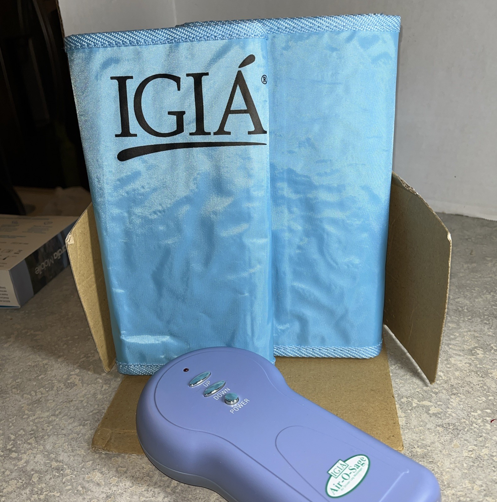 Air-O-Sage Air Driven Leg Massager for Circulation &Pain Relief Adjustable-746