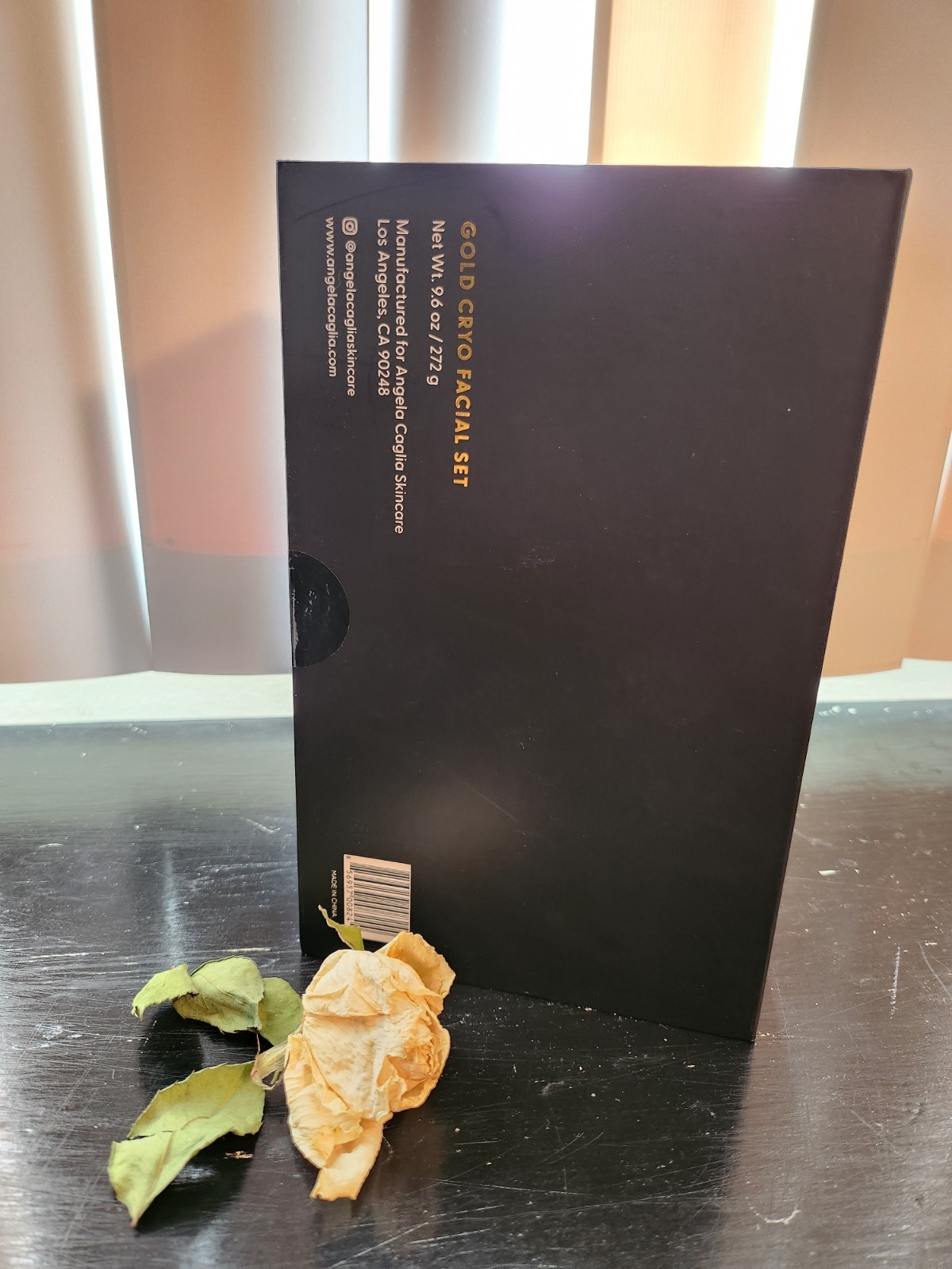 Angela Caglia Gold Cryo Facial Set Globes- New In Box