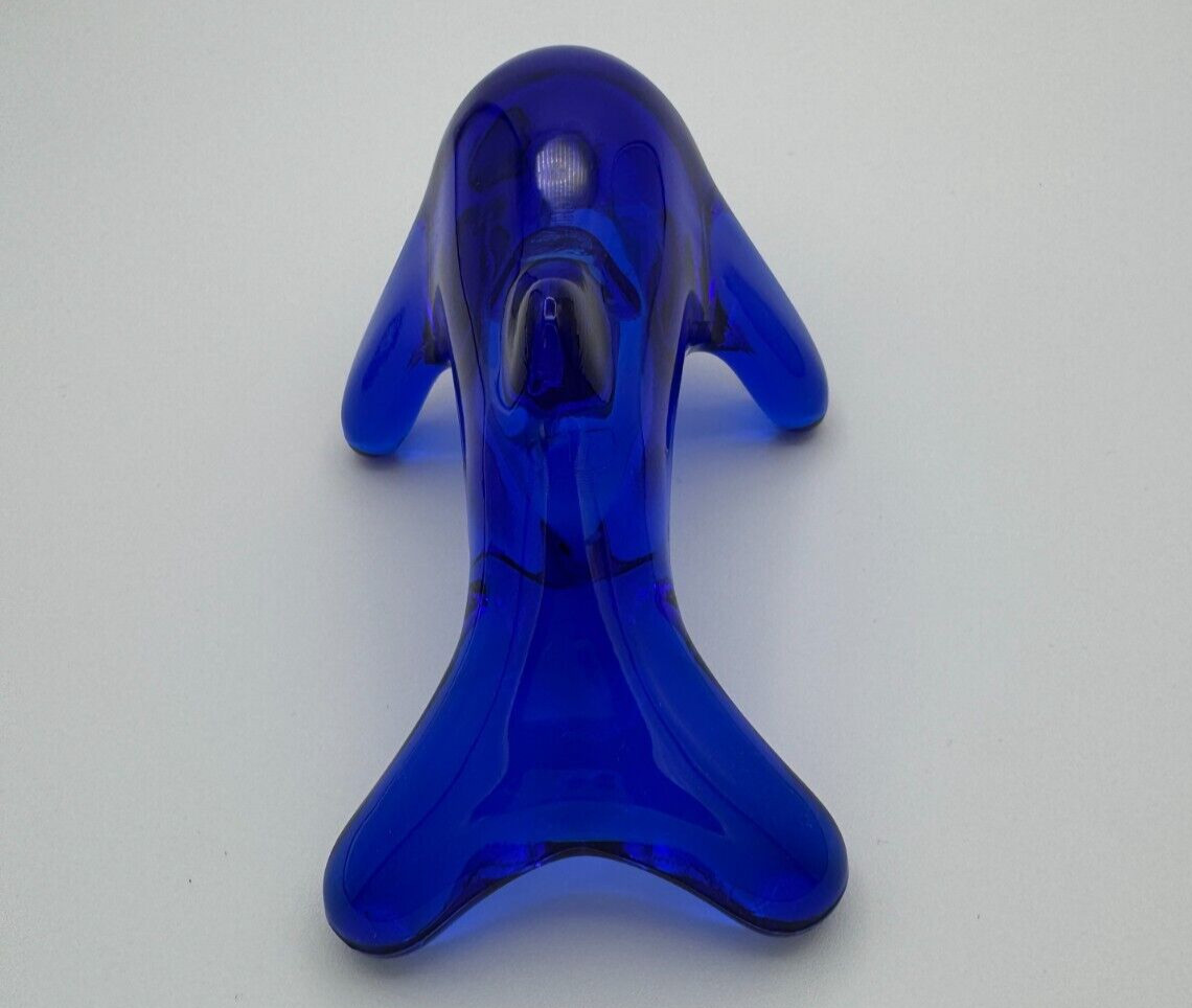 THE DOLPHIN MASSAGER! Blue Handheld Massage and Reflexology NWT Comes W/ Booklet