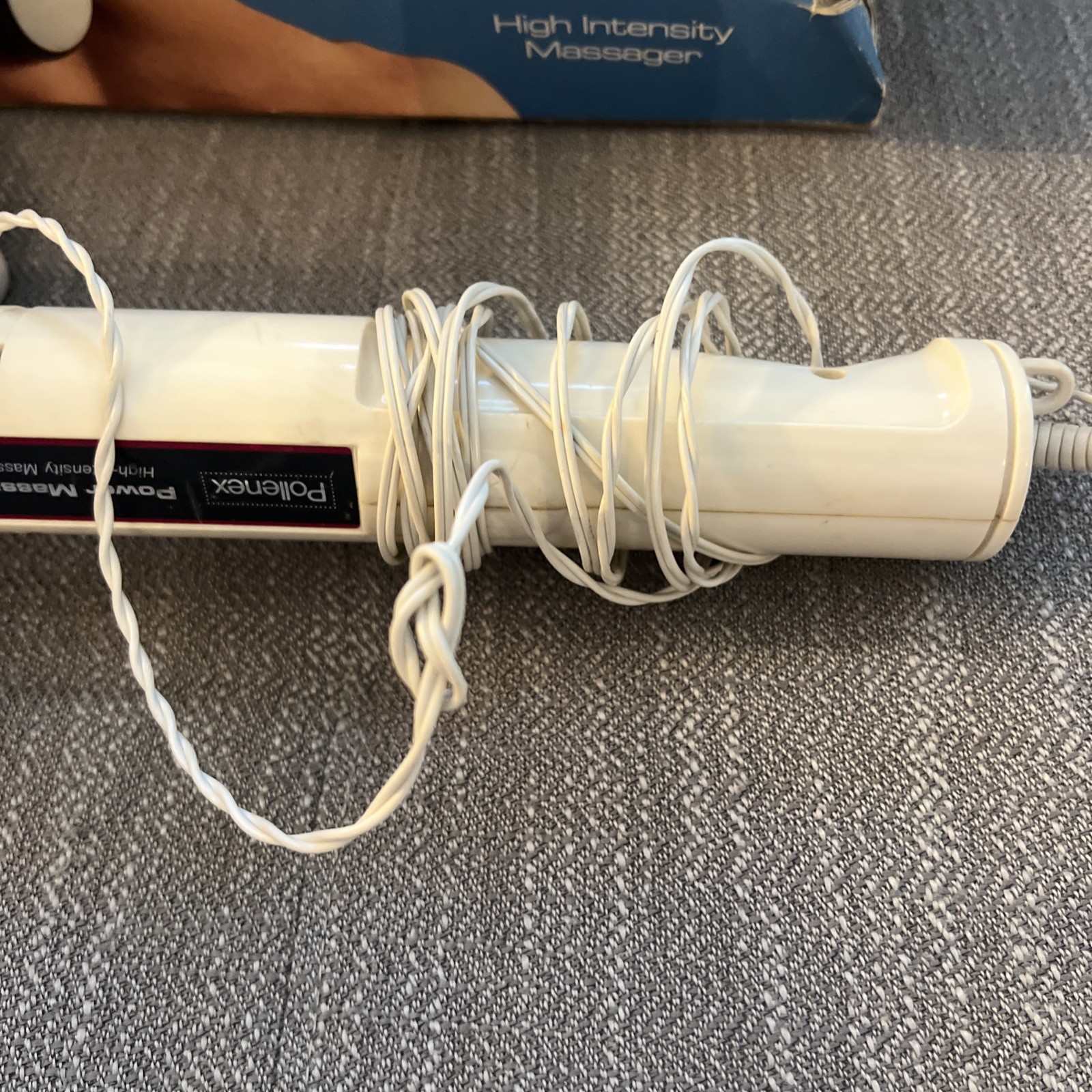 Pollenex Power Massage WM-10R High-Intensity 2-Speed Wand Massager Deep Tissue